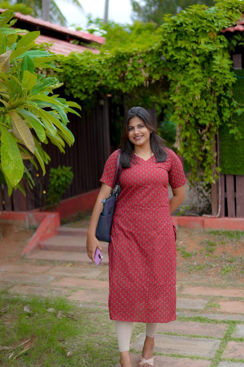 cherry kurtha top