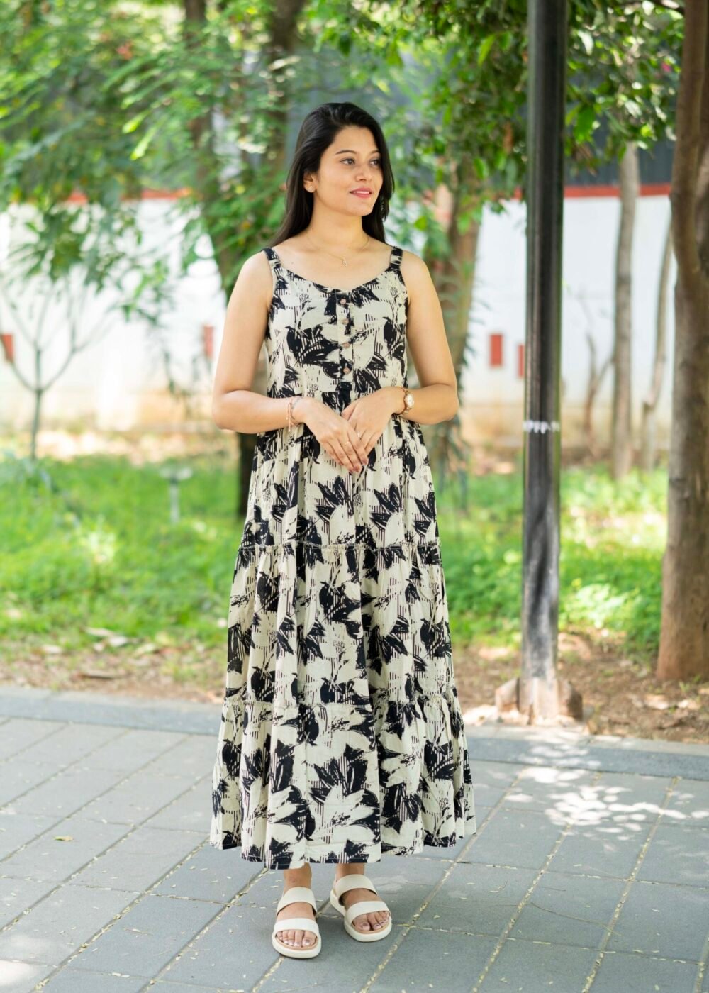 beige maxi