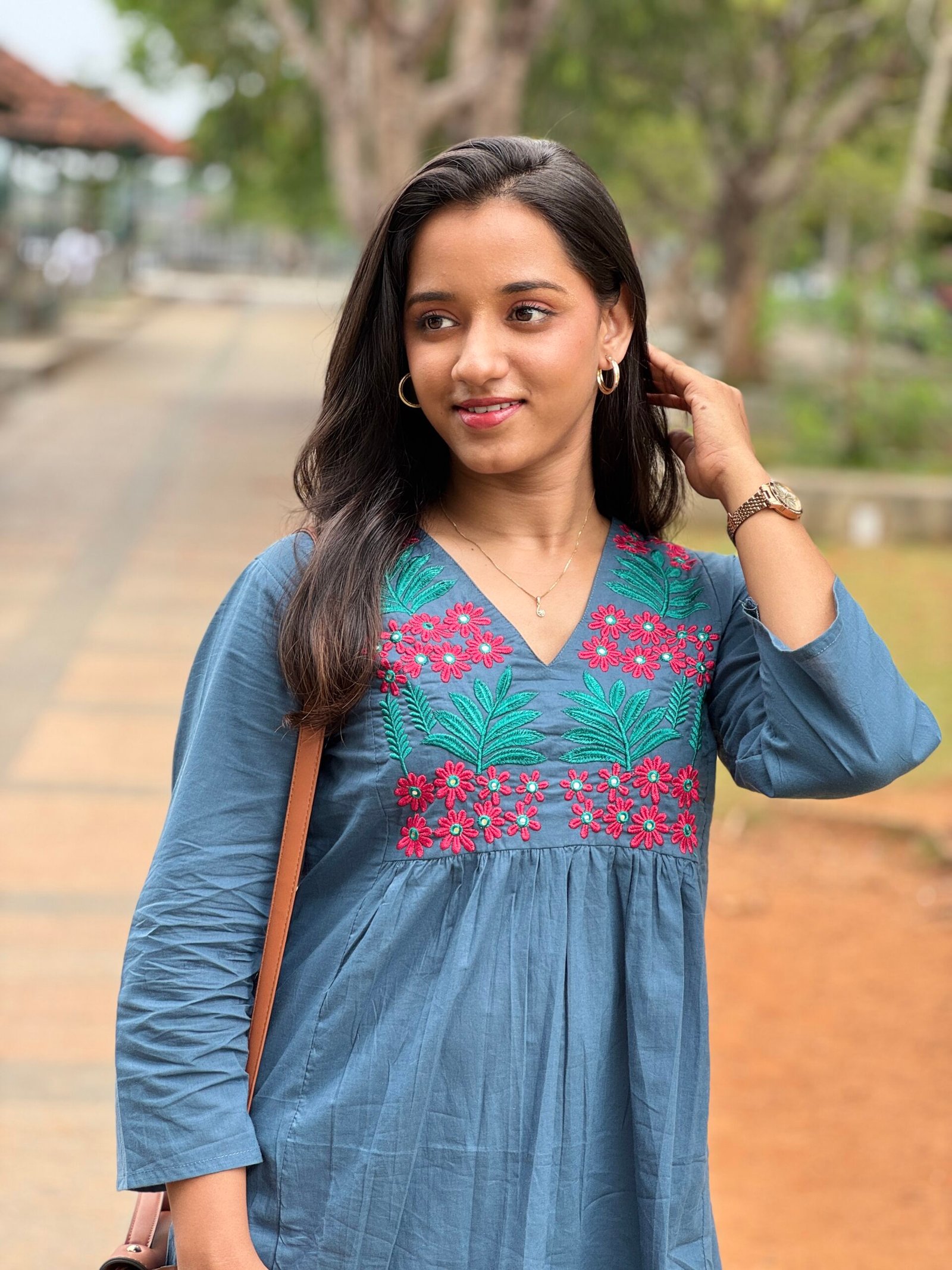 indigo peplum short top indigo peplum short top