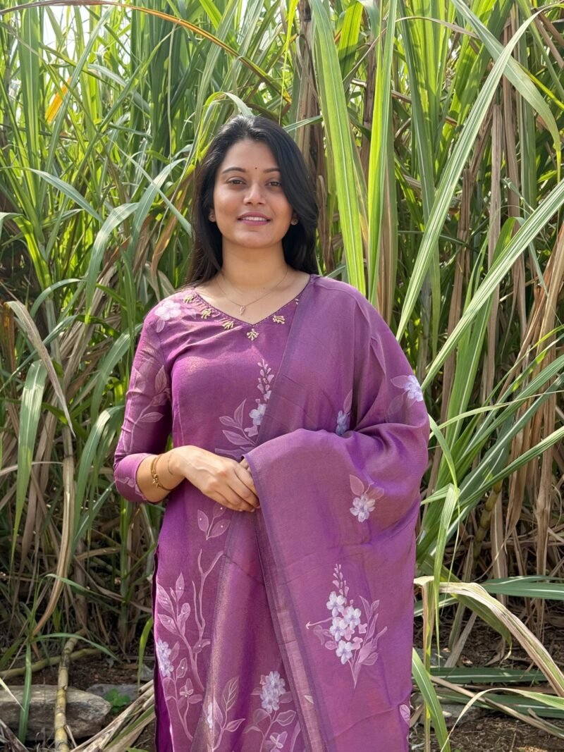 iris shimmer kurtha set