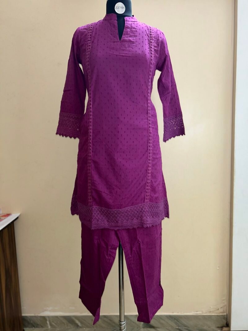 purple flora kurtha