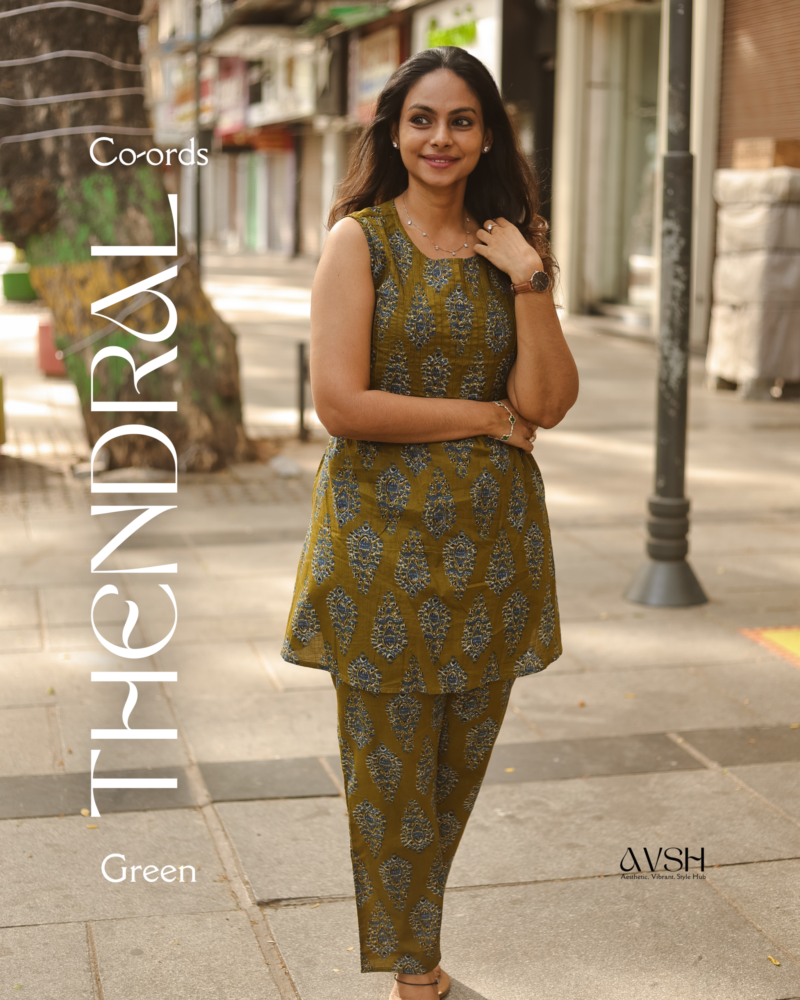 thendral green co ords